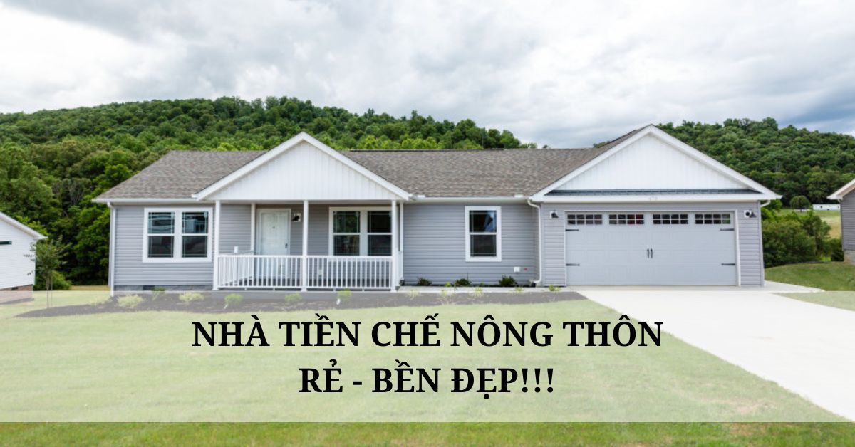 nhà tiền chế nông thôn